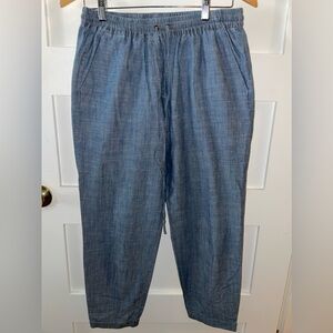 J Crew Denim Draw String Pants